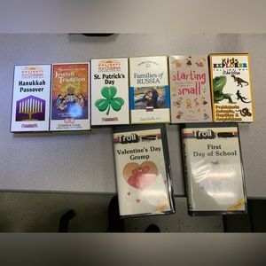 VCR Kids Educational Movie Collection Mix Lot